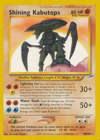 Shining Kabutops - Neo Destiny 108/105 [ Italiano / Inglese ]