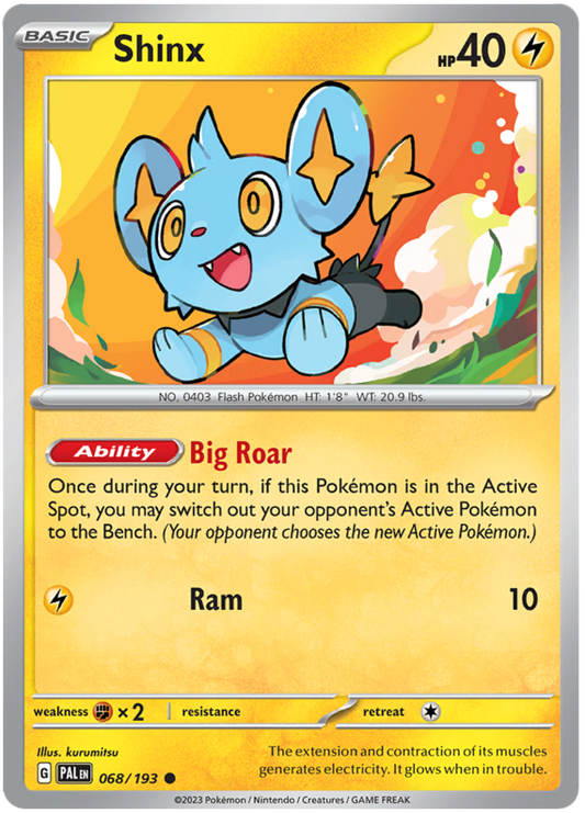 Shinx - Evoluzioni a Paldea 068/193 [ Italiano / Inglese ]
