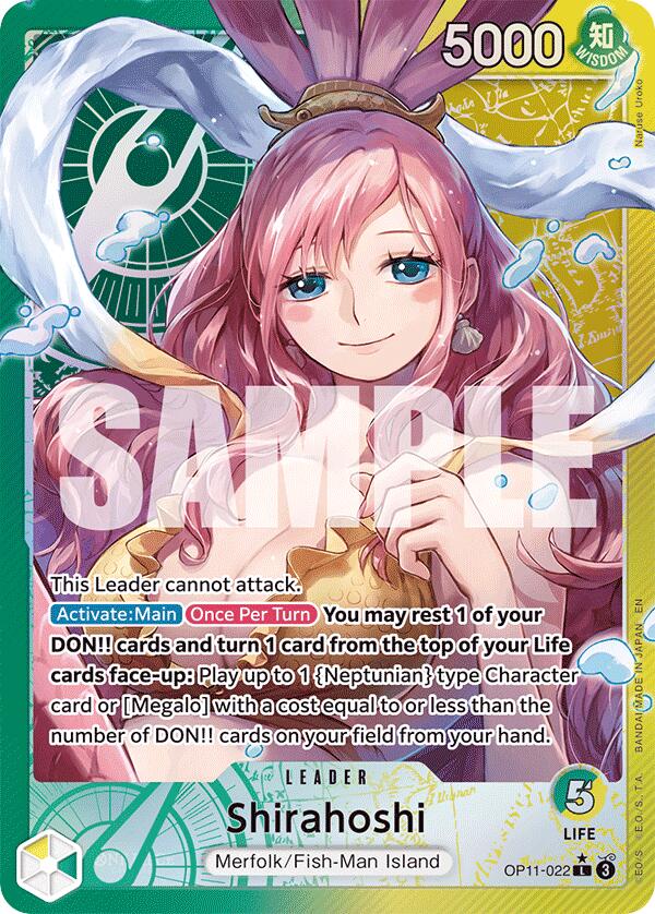 Shirahoshi OP11-022 [ Inglese / Giapponese / Francese / Cinese Semplificato ]