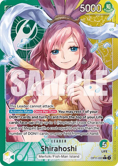 Shirahoshi OP11-022 [ Inglese / Giapponese / Francese / Cinese Semplificato ]