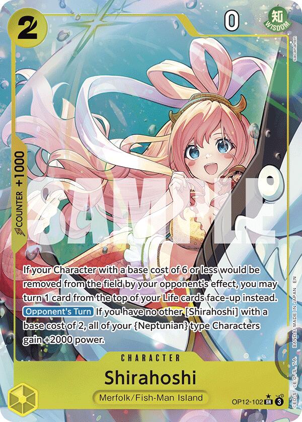 Shirahoshi OP12-102 [ Inglese / Giapponese / Francese / Cinese Semplificato ]