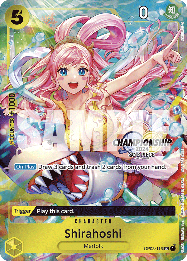 Shirahoshi OP03-116 [ Inglese / Giapponese / Francese / Cinese Semplificato ]