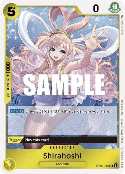 Shirahoshi OP03-116 [ Inglese / Giapponese / Francese / Cinese Semplificato ]