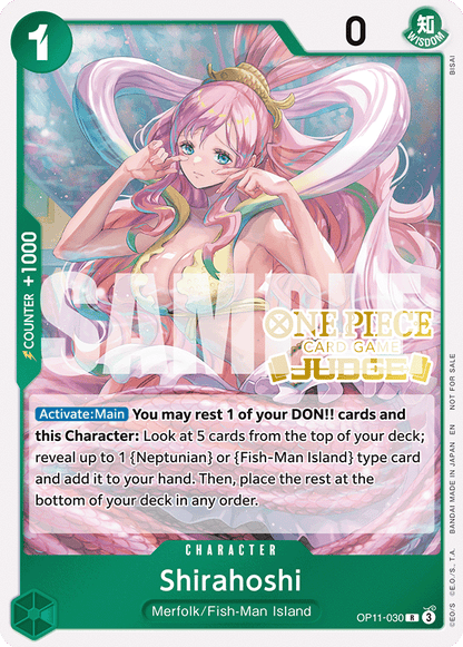 Shirahoshi OP11-030 [ Inglese / Giapponese / Francese / Cinese Semplificato ]