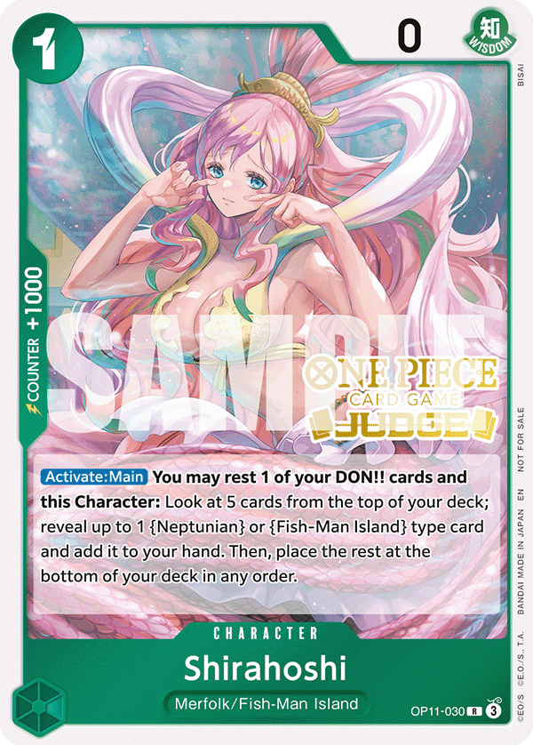 Shirahoshi OP11-030 [ Inglese / Giapponese / Francese / Cinese Semplificato ]