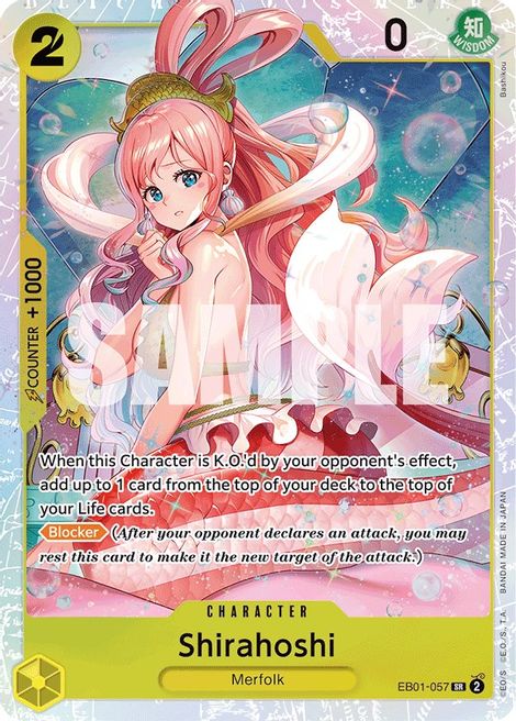 Shirahoshi EB01-057 [ Inglese / Giapponese / Francese / Cinese Semplificato ]