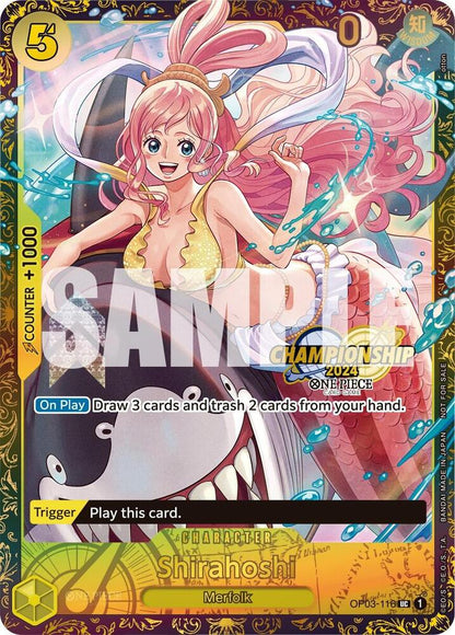 Shirahoshi OP03-116 [ Inglese / Giapponese / Francese / Cinese Semplificato ]