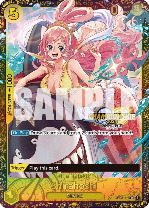 Shirahoshi OP03-116 [ Inglese / Giapponese / Francese / Cinese Semplificato ]