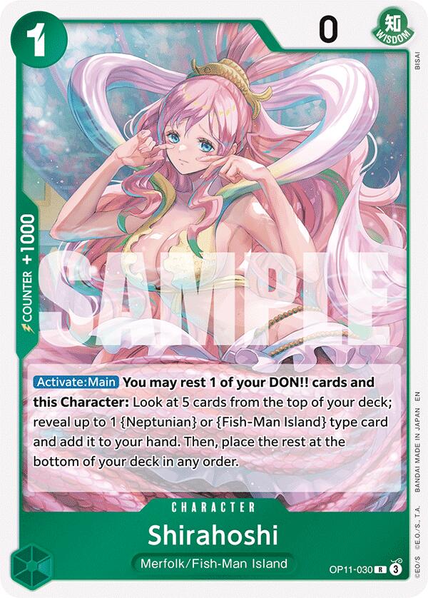Shirahoshi OP11-030 [ Inglese / Giapponese / Francese / Cinese Semplificato ]