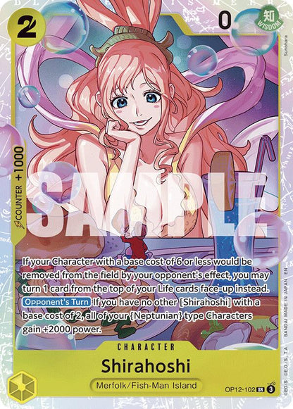 Shirahoshi OP12-102 [ Inglese / Giapponese / Francese / Cinese Semplificato ]