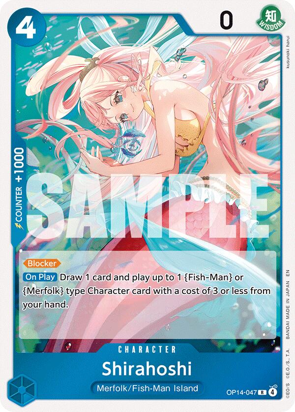 Shirahoshi OP14-047 [ Inglese / Giapponese / Francese / Cinese Semplificato ]