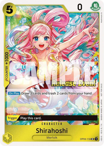 Shirahoshi OP03-116 [ Inglese / Giapponese / Francese / Cinese Semplificato ]
