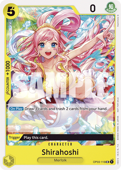 Shirahoshi OP03-116 [ Inglese / Giapponese / Francese / Cinese Semplificato ]