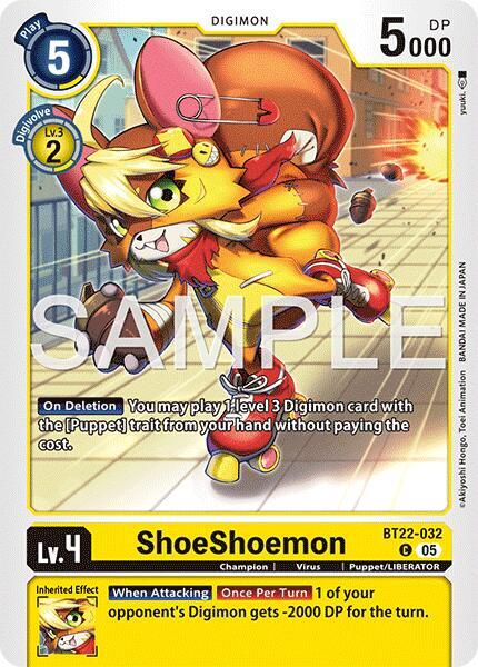 ShoeShoemon BT22-032 [ Inglese / Giapponese ]