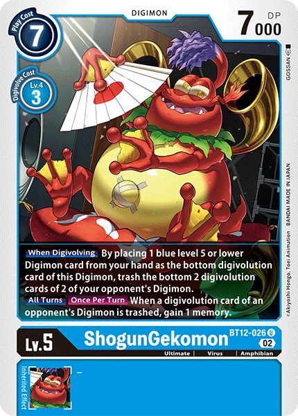 ShogunGekomon BT12-026 [ Inglese / Giapponese ]
