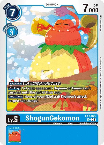 ShogunGekomon EX7-022 [ Inglese / Giapponese ]