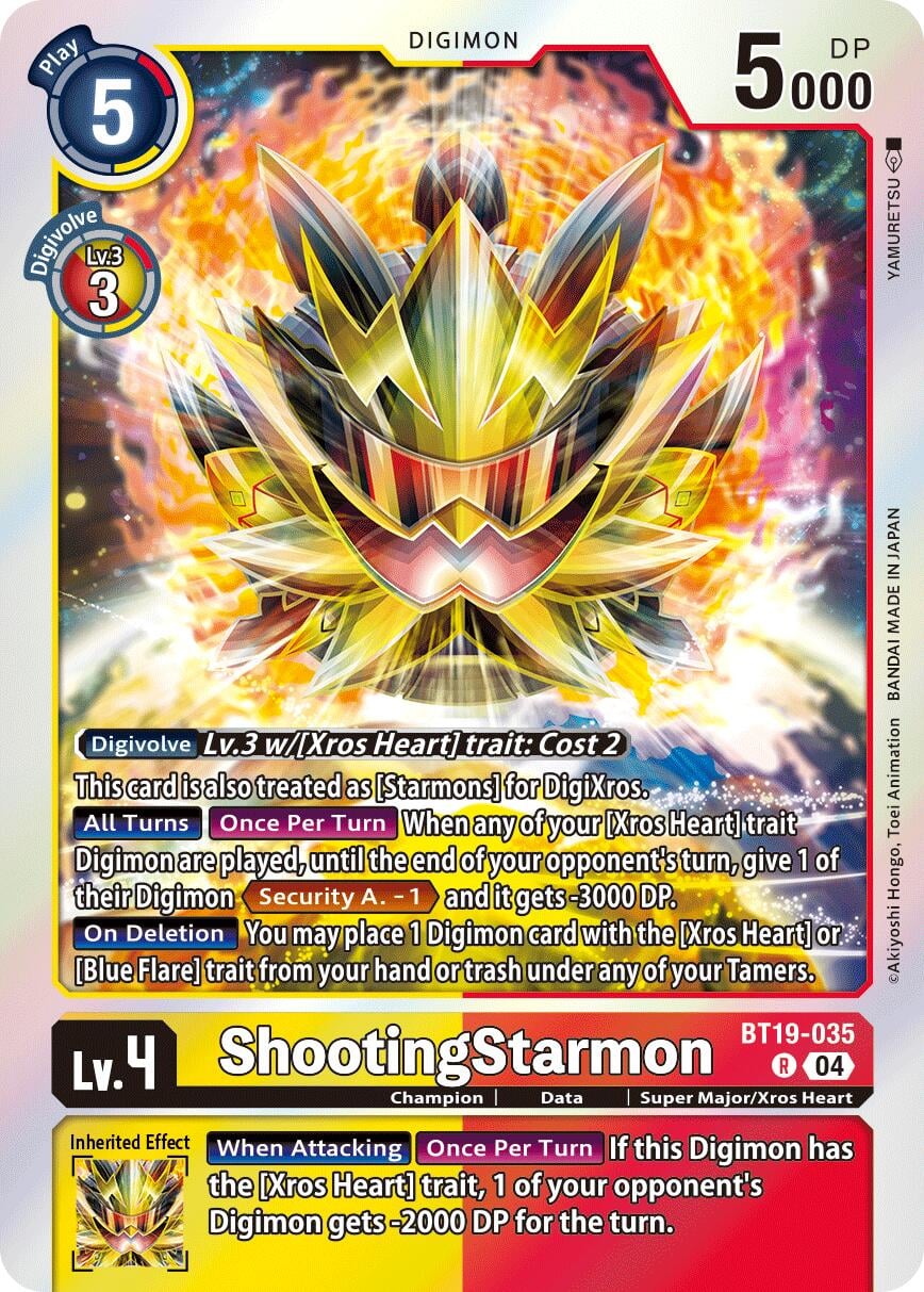 ShootingStarmon BT19-035 [ Inglese / Giapponese ]