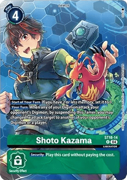 Shoto Kazama ST18-14 [ Inglese / Giapponese ]