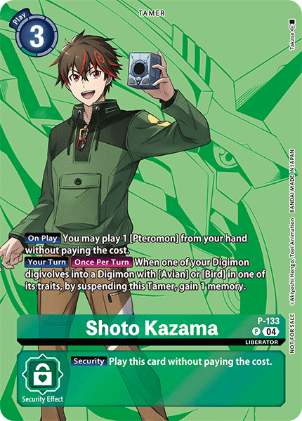 Shoto Kazama P-133 [ Inglese / Giapponese ]