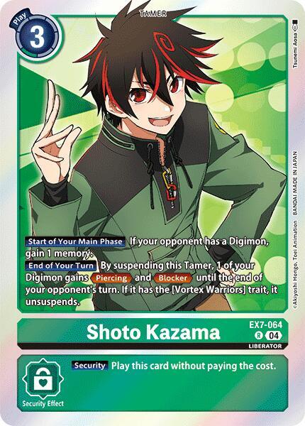 Shoto Kazama EX7-064 [ Inglese / Giapponese ]