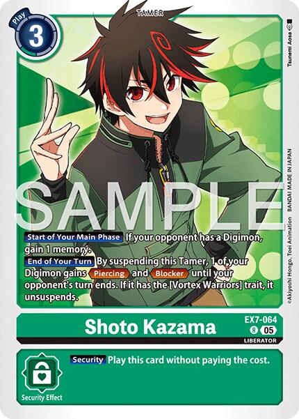 Shoto Kazama EX7-064 [ Inglese / Giapponese ]