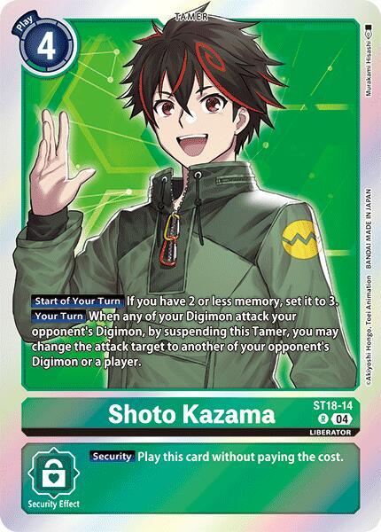 Shoto Kazama ST18-14 [ Inglese / Giapponese ]