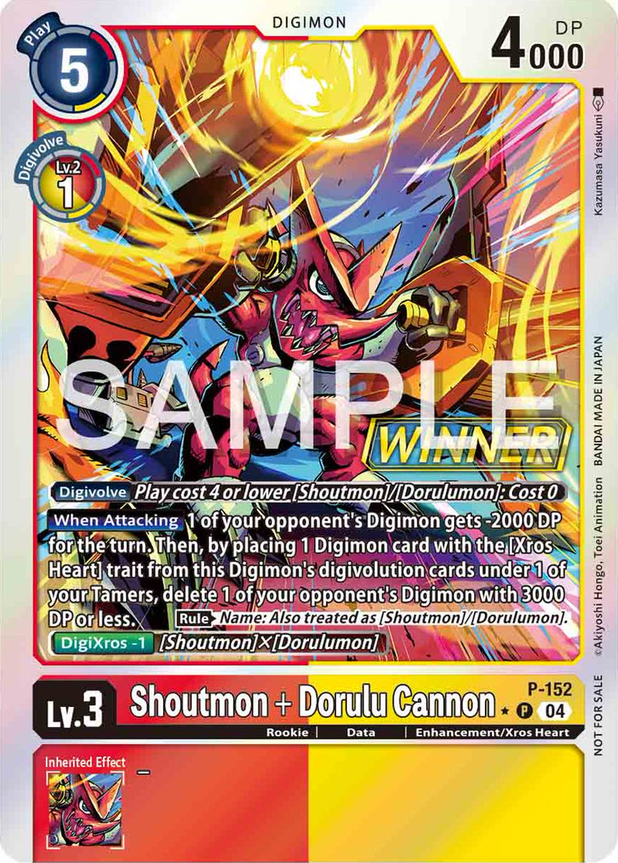 Shoutmon + Dorulu Cannon P-152 [ Inglese / Giapponese ]