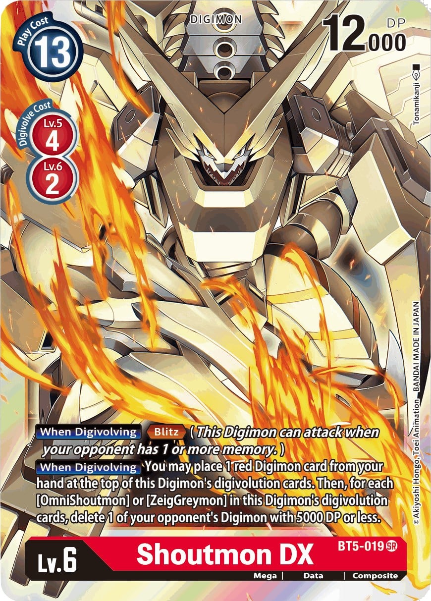 Shoutmon DX BT5-019 [ Inglese / Giapponese ]