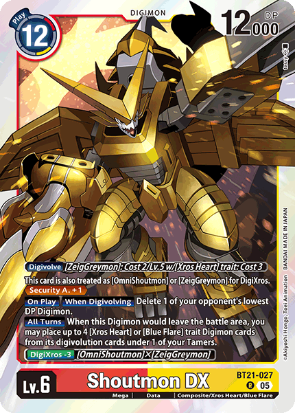 Shoutmon DX BT21-027 [ Inglese / Giapponese ]