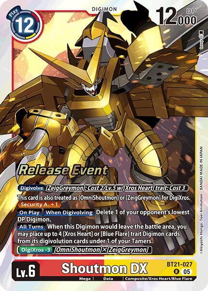 Shoutmon DX BT21-027 [ Inglese / Giapponese ]
