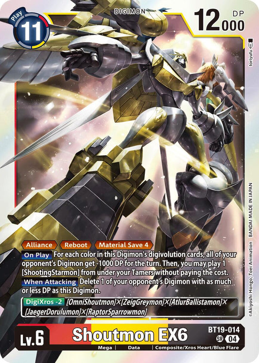 Shoutmon EX6 BT19-014 [ Inglese / Giapponese ]