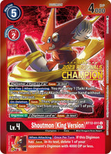 NM / Inglese / NORARITY - King Version 2023 Regionals Champion Championshi.