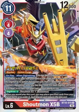 Shoutmon X5B BT10-015 [ Inglese / Giapponese ]