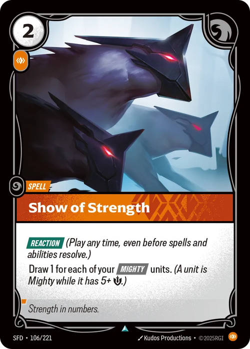 Show of Strength (Uncommon) [ Inglese / Cinese Semplificato ]