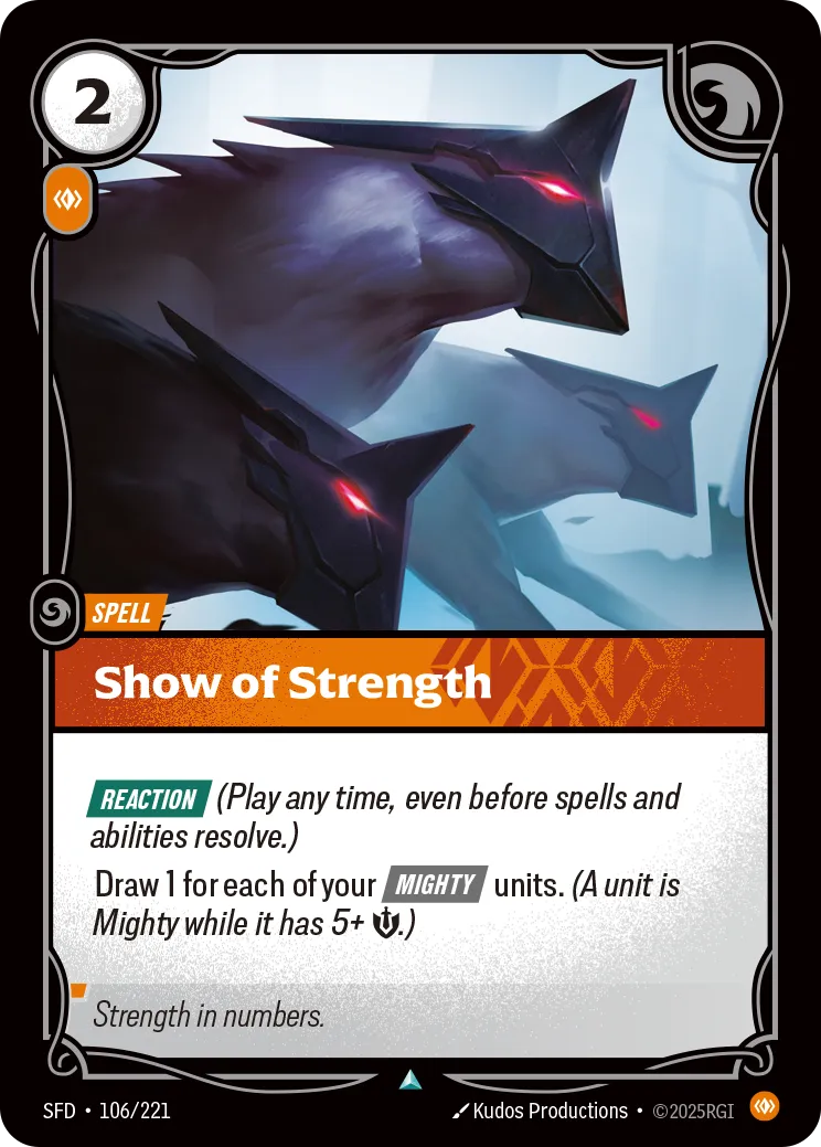 Show of Strength (Uncommon) [ Inglese / Cinese Semplificato ]
