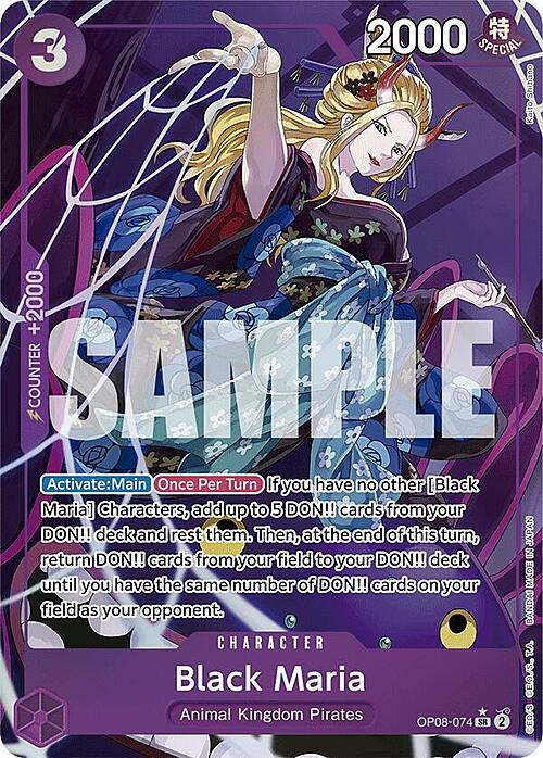 Black Maria (Alternate Art) Black Maria OP-08: Two Legends