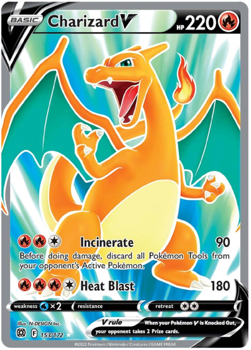 Charizard V (Ultra Rare 153/172) Charizard V Astri Lucenti