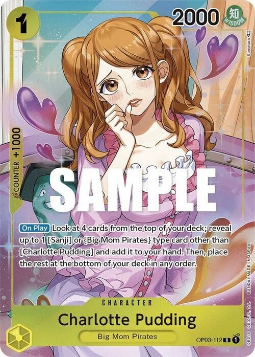 🇬🇧 Charlotte Pudding (Alternate Art) Charlotte Pudding OP-03: Pillars of Strength