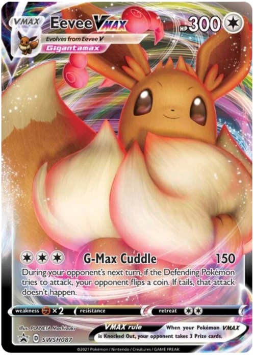 Eevee VMAX (87) Eevee VMAX SWSH Black Star Promos