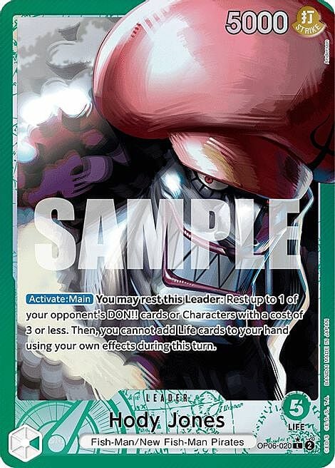 🇬🇧 Hody Jones (Alternate Art) Hody Jones OP-06: Wings of the Captain