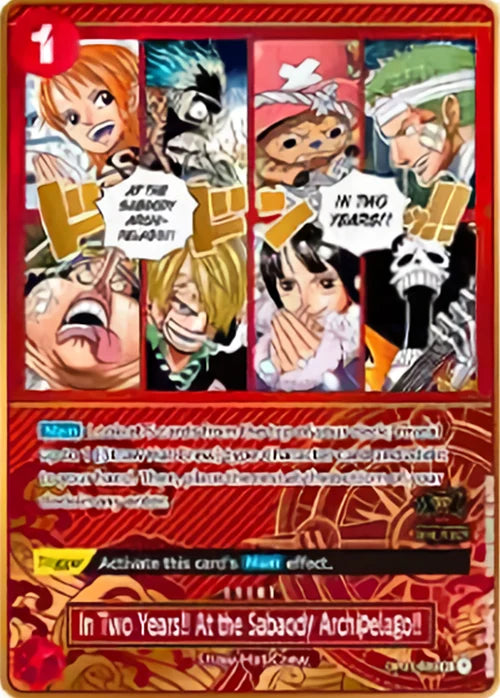 🇬🇧 In Two Years!! At the Sabaody Archipelago!! (2nd Japanese Anniversary Set) In Two Years!! At the Sabaody Archipelago!! Premium Bandai Products