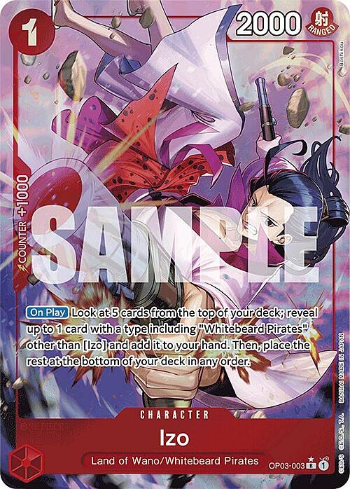 🇬🇧 Izo (Alternate Art) Izo PRB-01: The Best - Premium Booster