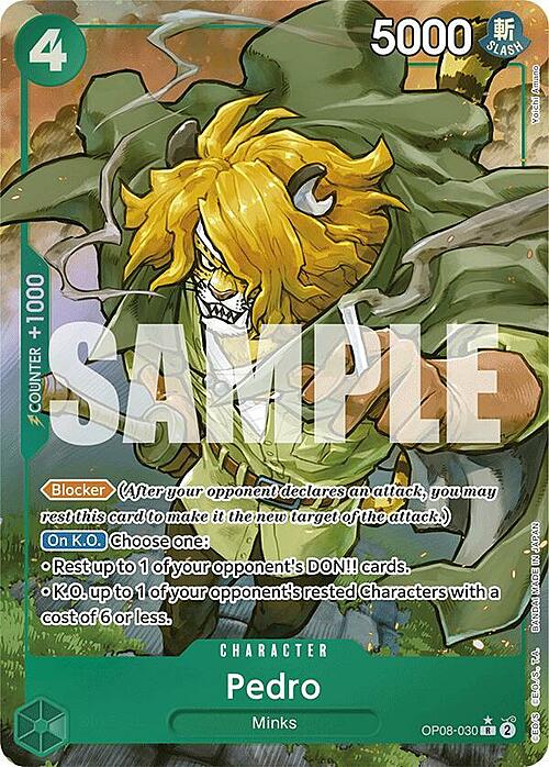 🇬🇧 Pedro (Alternate Art) Pedro OP-08: Two Legends