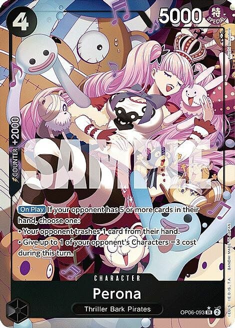 🇬🇧 Perona (Alternate Art) Perona OP-06: Wings of the Captain