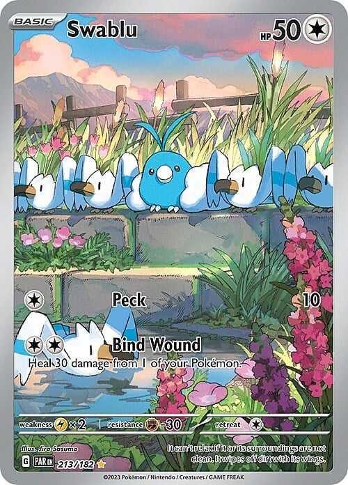 Swablu (Illustration Rare | 213/182) Swablu Paradox Rift