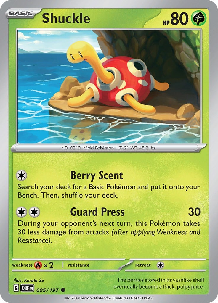 Shuckle - Ossidiana Infuocata 005/197 [ Italiano ]