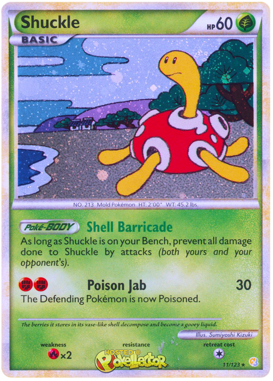 Shuckle - HeartGold SoulSilver 011/123 [ Italiano / Inglese ]