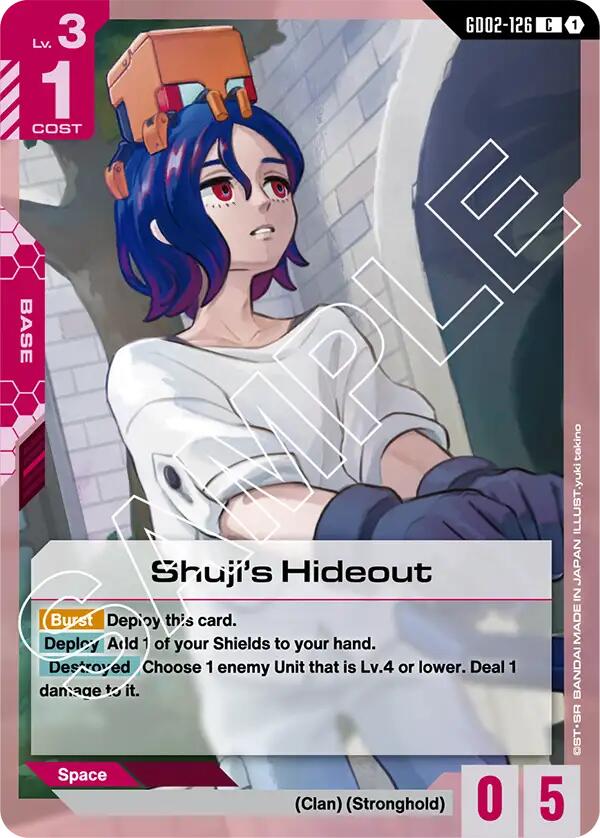 Shuji's Hideout GD02-126 [ Inglese / Giapponese ]