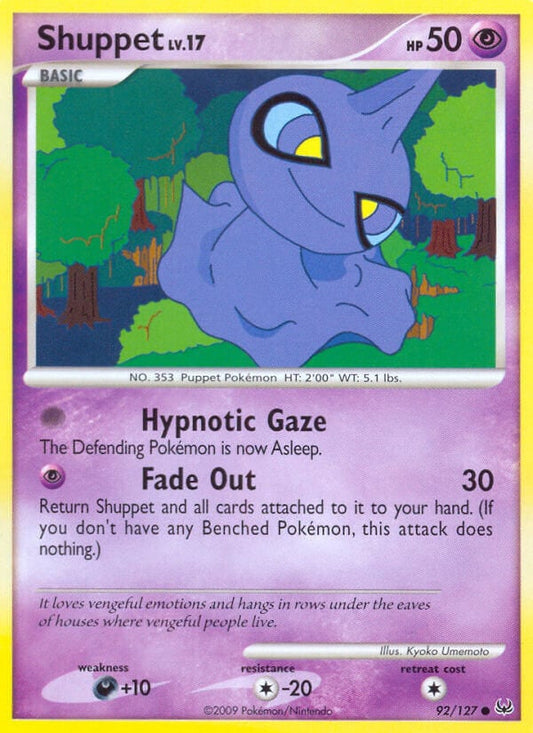 Shuppet Lv.17 - Platino 092/127 [ Italiano / Inglese ]