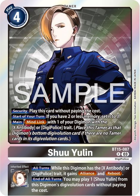 Shuu Yulin BT15-087 [ Inglese / Giapponese ]